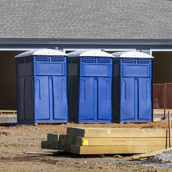 what is the expected delivery and pickup timeframe for the porta potties in Thurston Ohio